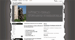 Desktop Screenshot of kukreplika.cz